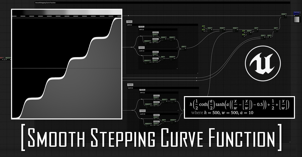 Smooth Stepping Curve Function – Remap Noises for Stylized Looks